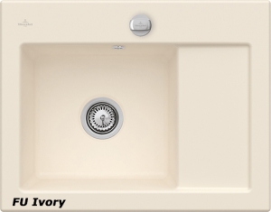 Villeroy & Boch Subway 45 Compact, Farbe FU Ivory, Classicline, Becken links oder rechts