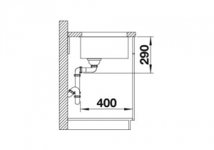 Blanco Claron XL 60-U DampfgarPlus, Steelart, InFino Ablauf, 521596