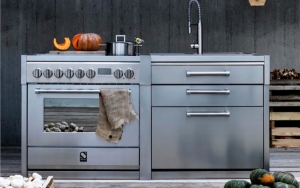 Steel Genesi 120, Rangecooker, 120 cm, Multifunktion, Farbe Celeste, G12FF-6MCE, mit 5 Jahren Garantie!