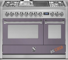 Steel Genesi 120, Rangecooker, 120 cm, Multifunktion, Farbe Ametista, G12FF-6MAA, mit 5 Jahren Garantie!