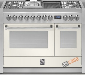 Steel Genesi 120, Rangecooker, 120 cm, Multifunktion, Farbe Nuvola, G12FF-6TNA, mit 5 Jahren Garantie!