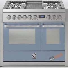 Steel Genesi 100, Rangecooker, 100 cm, Multifunktion, Farbe Celeste, G10FF-4TCE, mit 5 Jahren Garantie!