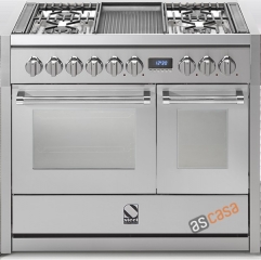 Steel Genesi 100, Rangecooker, 100 cm, Multifunktion, Farbe Edelstahl, G10FF-4MSS, mit 5 Jahren Garantie!