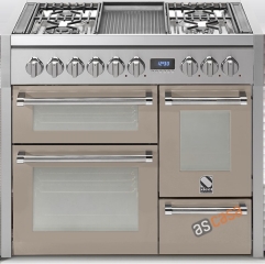 Steel Genesi 100, Rangecooker, 100 cm, Multifunktion, 3 fen, Farbe Sabbia, G10FFF-6WSA, mit 5 Jahren Garantie!