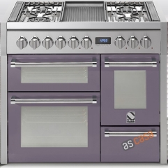 Steel Genesi 100, Rangecooker, 100 cm, Multifunktion, 3 fen, Farbe Ametista, G10FFF-6WAA, mit 5 Jahren Garantie!