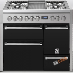 Steel Genesi 100, Rangecooker, 100 cm, Multifunktion, 3 fen, Farbe Edelstahl, G10FFF-D-6WBA, mit 5 Jahren Garantie!