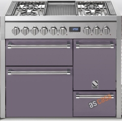 Steel Genesi 100, Rangecooker, 100 cm, Multifunktion, 3 fen, Farbe Ametista, G10FFF-D-6WAA, mit 5 Jahren Garantie!