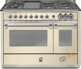 Steel Ascot 120, Rangecooker, 120 cm, Multifunktion, Farbe Creme, A12FF-6MCR , mit 5 Jahren Garantie!