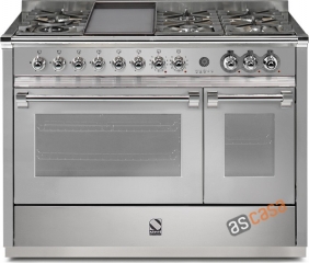 Steel Ascot 120, Rangecooker, 120 cm, Multifunktion, Farbe Edelstahl, A12FF-6MSS , mit 5 Jahren Garantie!