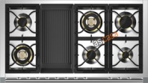 Steel Ascot 120, Rangecooker, 120 cm, Multifunktion, Farbe Bordeauxrot, A12FF-6BBR , mit 5 Jahren Garantie!