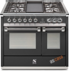 Steel Ascot 100, Rangecooker, 100 cm, Combisteam, Farbe Anthrazit, A10SF-4MAN , mit 5 Jahren Garantie!