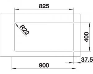 Blanco Andano 400/400-U, InFino Ablauf, 522987