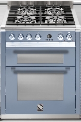 Steel Ascot 70, Rangecooker, 70 cm, Multifunktion, Farbe Celeste, A7FF-4ICE, mit 5 Jahren Garantie!