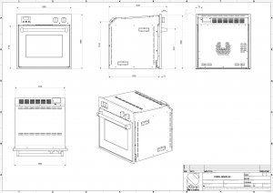 Steel Genesi 60x60, Einbaubackofen, Combisteam, Farbe Ametista, GFE6-SAA, mit 5 Jahren Garantie!