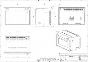 Steel Genesi 90x60, Einbaubackofen, Combisteam, Farbe Anthrazit, GFE9-SAN, mit 5 Jahren Garantie!