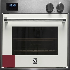 Steel Genesi 60x60, Einbaubackofen, Combisteam, Farbe Bordeauxrot, GFE6-SBR, mit 5 Jahren Garantie!