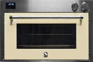 Steel Genesi 90x60, Einbaubackofen, Combisteam, Farbe Crema, GFE9-SCR, mit 5 Jahren Garantie!