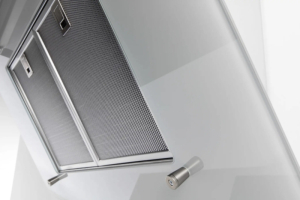 Novy Vision Wandhaube 7841,  Glas wei� Wandhaube, Abluftversion, mit 5 Jahren Garantie