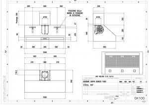 Steel Genesi 100 Wandhaube, Anthrazit, 100 cm, GK100AN, mit 5 Jahren Garantie!