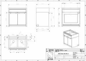 Steel Genesi 90, Splenmodul, 90 cm, Farbe Schwarz, G9S-L2BA, mit 5 Jahren Garantie!