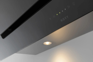 Novy Vision Wandhaube 7840, Glas schwarz Wandhaube, Abluftversion, mit 5 Jahren Garantie