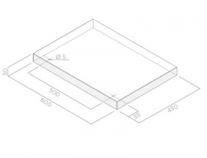 ELICA Konsolenverlngerung 60 cm fr Wandhaube Bio, KIT0120946