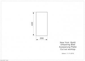 Reginox New York 18x40, Edelstahlsple, R27851