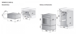 V-ZUG WarmingDrawer V4000 31, 3403100002, schwarz, 10 JAHRE GARANTIE!