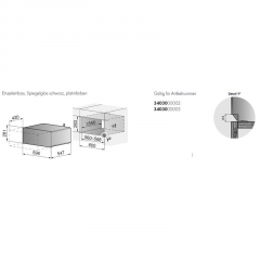 V-ZUG WarmingDrawer V4000 28, 3403000002, schwarz, 10 JAHRE GARANTIE!