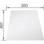 Einzelstck #2930 Blanco Axia III Schneidbrett Glas wei 497 mm x 350 mm