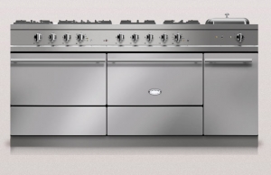 Lacanche Sully 1800-D Modern, Kochstation, 180,5 cm, Farbe Inox, mit 5 Jahren Garantie!