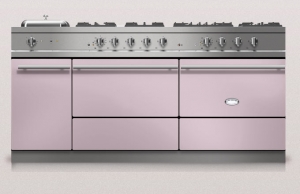 Lacanche Sully 1800-G Modern, Kochstation, 180,5 cm, Farbe Rose Quartz, mit 5 Jahren Garantie!