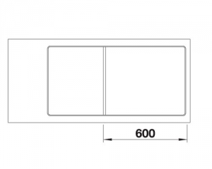 Blanco Axia III XL 6 S-F Silgranit PuraDur, Farbe anthrazit, Holzschneidbrett, InFino Ablauf, 523520