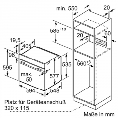 Neff BCC3672 / B6CCH7AN0, Einbaubackofen mit CircoTherm, EEK: A, mit 5 Jahren Garantie!