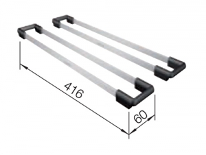 Blanco Top Schienen, Edelstahl, 235906