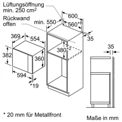 Neff HGB53 / HLAGD53N0, Einbau-Mikrowellengert mit Grill, mit 5 Jahren Garantie!