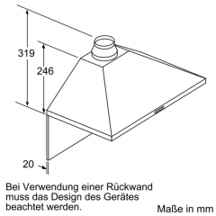 Neff DPBC620N / D62PBC0N0, Wandesse 60 cm, Edelstahl, EEK: C, mit 5 Jahren Garantie!