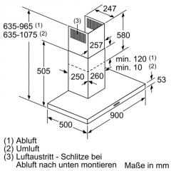 Neff DBBC920N / D92BBC0N0, Wandesse 90 cm, Edelstahl, EEK: D, mit 5 Jahren Garantie!