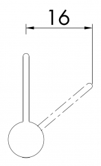 Kludi L-INE XS 3 Auszugsauslauf Hochdruck chrom, 5023223