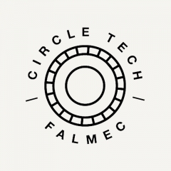 Falmec Loop, Inselhaube, Gun Metal, Circle.Tech, mit 5 Jahren Garantie