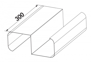 Naber COMPAIR Steel Flow SF-VRO 150 Sttzsteg, 300 mm, 4061029