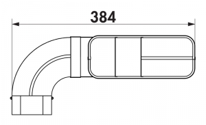 Naber COMPAIR Steel Flow SF 150 Rohrset fr Muldenlfter, 4061024