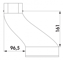 Naber COMPAIR Steel Flow SF-VEST 150 Versatzendstck, 4061028