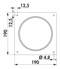 Naber COMPAIR Steel Flow SR 150 Maueranschlussstutzen, 4061020