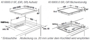 Kppersbusch KI 6800.0 GR, Vollflchen-Induktion 60 cm, grau, mit 5 Jahren Garantie!