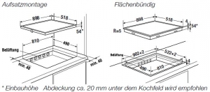 Kppersbusch KI 9330.0 SR, Induktion-Kochflche, 90 cm, rahmenlos, mit 5 Jahren Garantie!