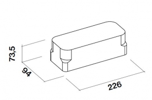 Falmec Adapter, Flachkanal Naber Compair, 101948