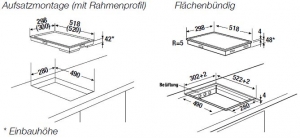 Kppersbusch VKE 3300.0 SR, Elektro-Kochflche, 30 cm, rahmenlos, mit 5 Jahren Garantie!