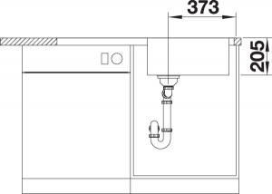 Blanco Lemis 6 XL S-IF Flachrand, Edelstahl Brstfinish, 523035