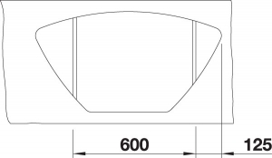 Blanco Zia 9 E Silgranit PuraDur 2, Farbe weiss, 514750